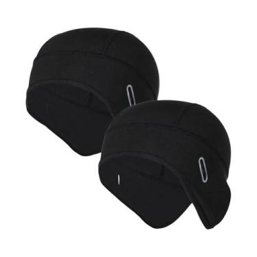 Imagem de Gorro Térmico De Inverno Para Homens, Capuz De Ciclismo, Forro Para Ca