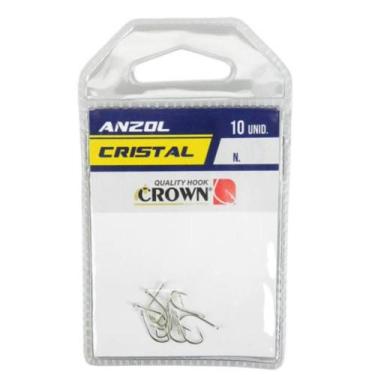 Imagem de Anzol Crown Cristal Niquelado - 10Un