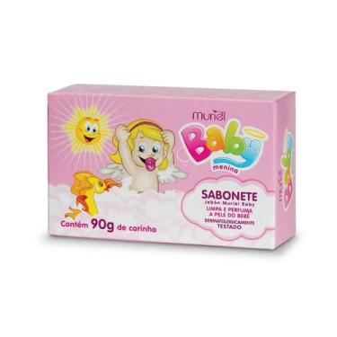 Imagem de SABONETE BEBÊ EM BARRA MURIEL 90G - Rosa