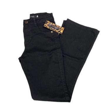 Imagem de Calça Jeans Flare Preta Feminina - D'LONGHI jeans, 38