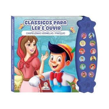 Imagem de Clássicos para ler e ouvir: chapeuzinho vermelho e pinóquio - Blu Edit