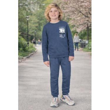 Imagem de Conjunto Juvenil Menino Calça E Blusa Moletom Elian Cor:Modelo 03Taman