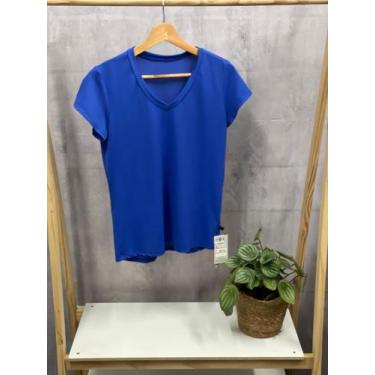 Imagem de Camiseta Dry Fit Feminina Azul Royal - CDG, GG