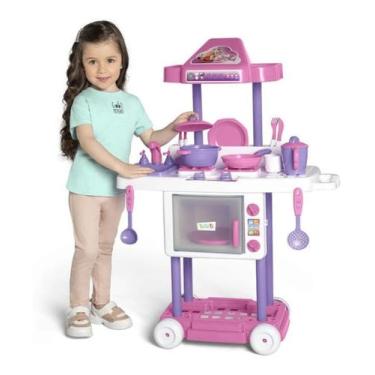 Imagem de Cozinha Infantil Criança Completa Pia + Fogãozinho + Forno - Calesita 