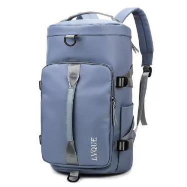 Imagem de Bolsa Mala Academia Esportiva Viagem Passeio Porta Tênis - SL, Azul pe