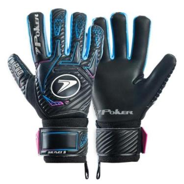 Imagem de Luva de Goleiro Poker Campo Hug Flex 5 Profissional Unissex, 10/g, Pre