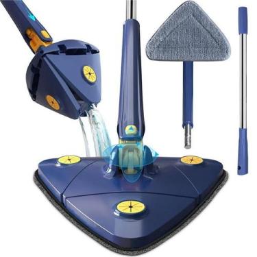Imagem de Rodo De Limpeza Triangular De Chão Parede Teto Mop Giratório - MOP LIM