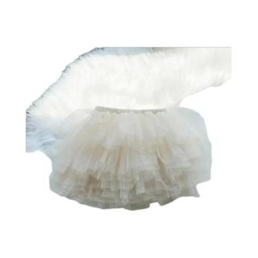Imagem de Saia Tutu Preta para Meninas - Vestido de Baile de Princesa em Tule, 1