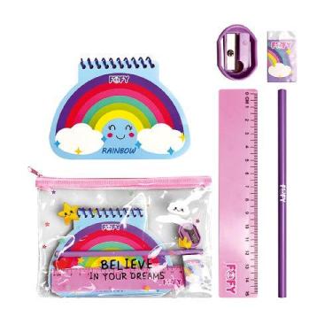 Imagem de Kit Escolar Rainbow - Fofy