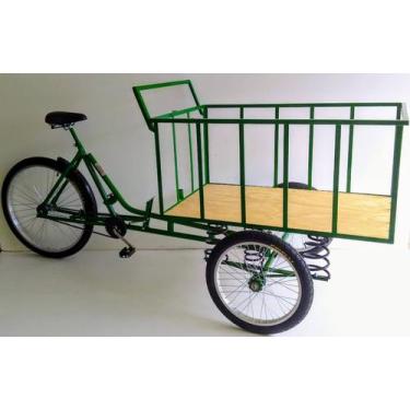 Imagem de Triciclo Caixa Alta Verde - Palácio dos Triciclos