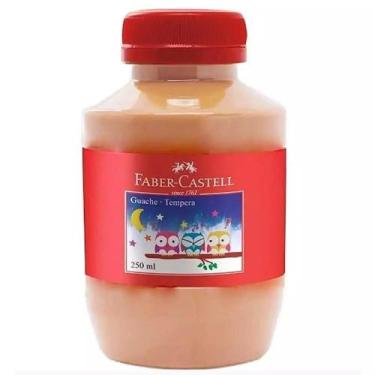Imagem de Tinta Guache Escolar 250ml FABER-CASTELL Marrom Creme, Marrom Creme