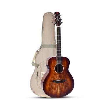 Imagem de Violão seizi supreme mini ryu mirai eletroacústico koa burst