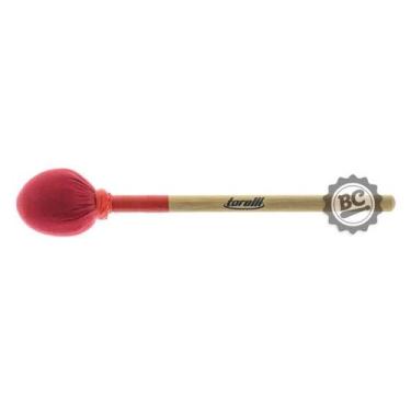Imagem de Baqueta para Zabumba Torelli TQ091 Vermelha ponta oval com 30cm de com