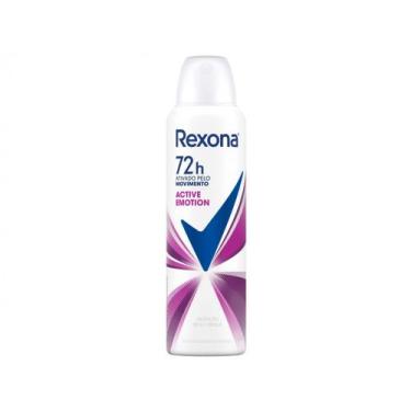 Imagem de Desodorante Antitranspirante Aerosol Rexona  - Active Emotion 72 Horas