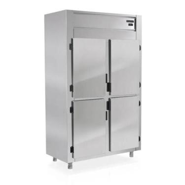 Imagem de Refrigerador Expositor de Pescados 4 Portas Revestimento Externo Aço I