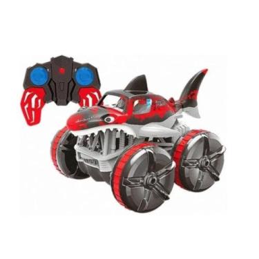 Imagem de Carrinho de controle remoto anfibio Vermelho - Toyng 043218