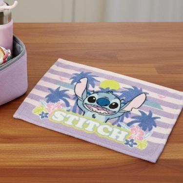 Imagem de Toalha Lancheira Infantil Stitch 2840 cm Listrado Floral - Lepper