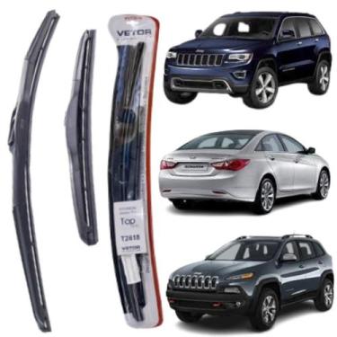 Imagem de Palheta limpador parabrisa jeep cherokee 2015/25 azera 11-20 - VETOR (