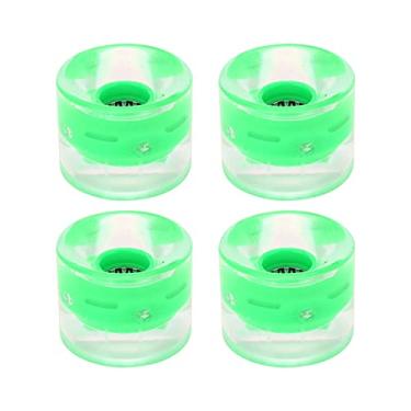 Imagem de Roda de skate, confortável de usar 60mm Longboard Wheels Material PU para skate para Longboard Board(verde)