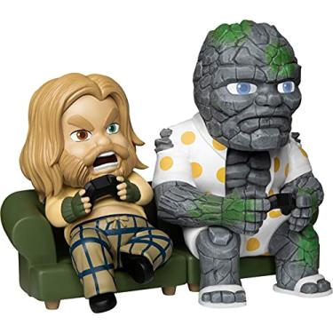 Imagem de Beast Kingdom San Deigo Comic-Con 2021 Exclusive Avengers: Endgame: Bro Thor & Korg MEA-025 Mini Egg Attack Figure, Multicolor