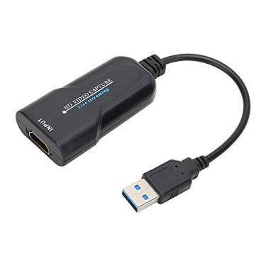 Imagem de Placa de captura de áudio HD USB 2.0, Drive Free HD Placa de captura de vídeo suporta HDMI, placa de captura de vídeo, para PS4 Box, jogos, DVD, câmera HD, transmissão de mídia em tempo real