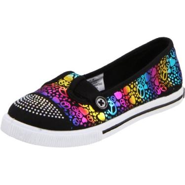 Imagem de UNIONBAY Tênis Peace Love (criança pequena/criança grande), Multi, 2 Little Kid