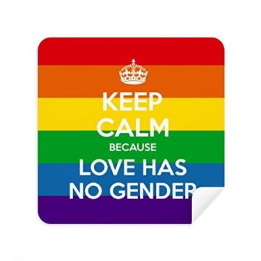 Imagem de Tecido de camurça Rainbow Gay LGBT para óculos de limpeza de tela LGBT pacote com 2