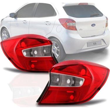 Imagem de Par Lanterna Traseira Ka Hatch 2014 2015 2016 2017 2018