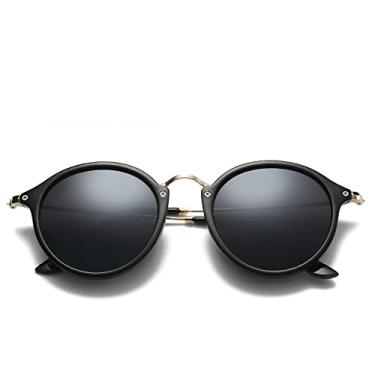 Imagem de Retro Round Sunglasses Women Vintage Designer Female Glasses Luxury Circle Shades Sunglasses UV400,C1,china