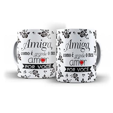 Imagem de Caneca Amiga como ? Grande meu amor por voc?