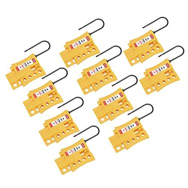 Imagem de Bloqueio de segurança de engenharia, bloqueio de etiquetagem cadeado antiderrapante para hospitais para canteiros de obras