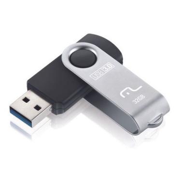 Imagem de Pen Drive Multilaser Usb 3.0 Twist Preto 32gb - Pd989