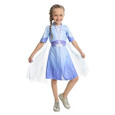 Imagem de Fantasia Vestido Infantil Frozen Elsa Disney