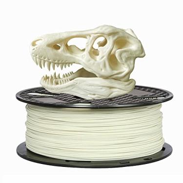 Imagem de PLA Max PLA + Filamento PLA Osso branco 1,75 mm Filamento para impressora 3D 1KG Material impressão 3D mais forte do que PLA Pro PLA Plus Filamento PLA Normal CC3D Cor osso branco marfim