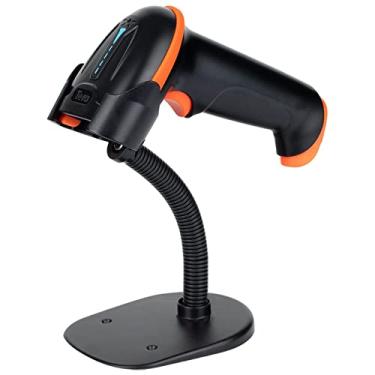 Imagem de Tera Leitor de código de barras sem fio a laser 1D sem fio com indicador de nível de bateria, 2 em 1 2,4 GHz sem fio e USB 2.0 com fio com suporte modelo 5100-Z