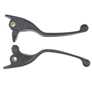 Imagem de Motoku alavancas de freio e embreagem de mão preta para modelos Harley Touring 2017 2018 2019