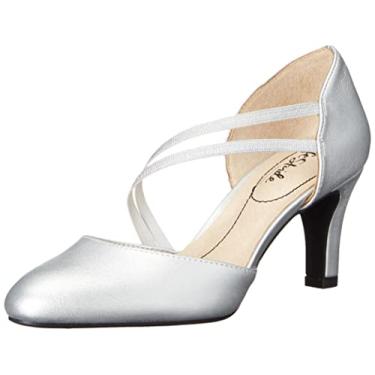 Imagem de LifeStride Sapato feminino Grace Pump, Prata, 11 Wide