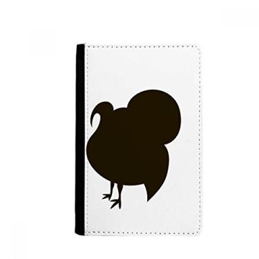 Imagem de Porta-passaporte preto peru animal retrato porta-passaporte Notecase Burse carteira capa porta-cartão, Multicolor