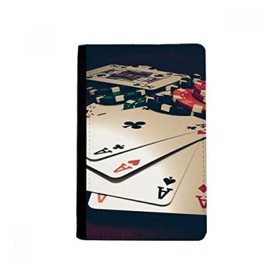 Imagem de Cartão Poker Chips Gambling Photo Passport Holder Notecase Burse Carteira Capa Cartão Bolsa, Multicolor