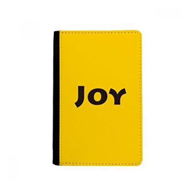 Imagem de Joy Word Citações Inspiradoras Porta-passaporte Notecase Burse Carteira Capa Cartão, Multicolor