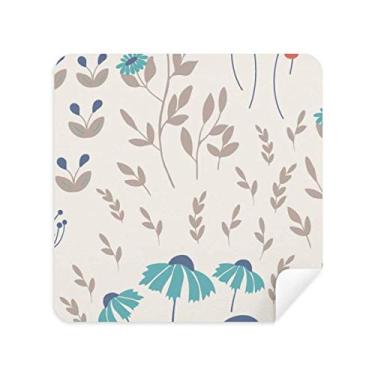 Imagem de Óculos de limpeza de tela bege flor planta tinta pano camurça tecido pacote com 2