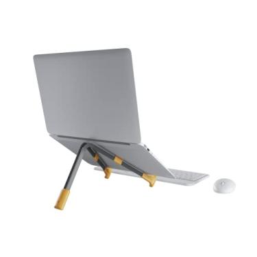 Imagem de LiteStand Note - Suporte para Notebook - Octoo, Titanium/Caramelo