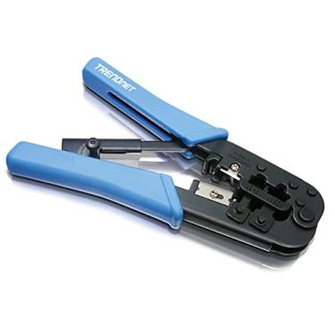 Imagem de Ferramenta de crimpagem TRENDnet, 8P/RJ-45 e 6P/RJ-12, TC-CT68, Blue/Black, Handheld tool