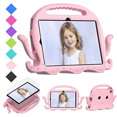 Imagem de Clipes de proteção de tablet Capa infantil para Lenovo M10 FHD Plus / 2ª geração (10,3") TB-X606 com para-choque de alça | Suporte protetor à prova de crianças Capa para tablet Eva à prova de choque L