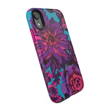Imagem de Speck Produtos 132093-8736 Capa Presidio Inked para iPhone XR, Hyperbloom/Batom Rosa