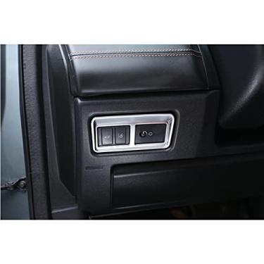 Imagem de JIERS Para Land Rover Discovery Sport 2015-2017, acabamento de moldura de porta traseira interior ABS cromado acessórios para carro