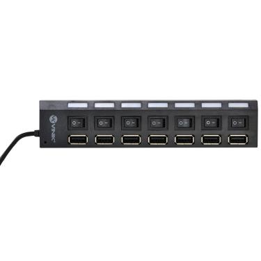 Imagem de Hub USB 2.0 7 portas com cabo E LED indicador - HUV-40