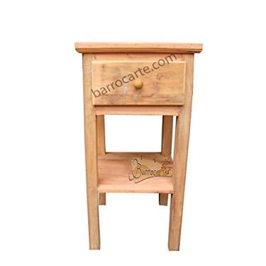 Imagem de Mesa de Cabeceira Rústica Many em Madeira de Demolição - Cód 1191
