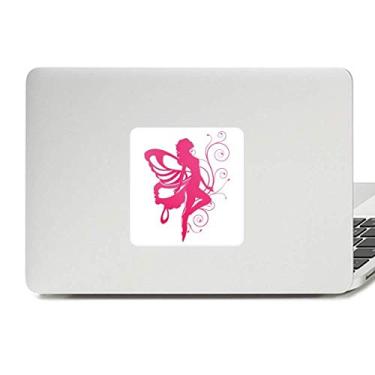 Imagem de Borboleta com asa rosa lindo anjo decalque vinil paster laptop decoração PC