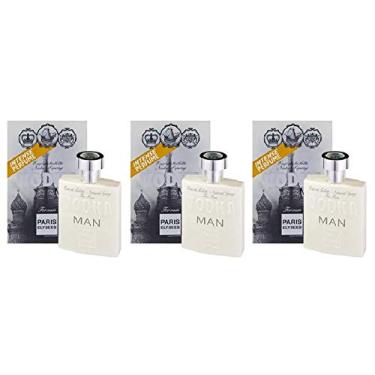 Imagem de 3 Perfumes Vodka Man 100 ml - Lacrado - Paris Elysees